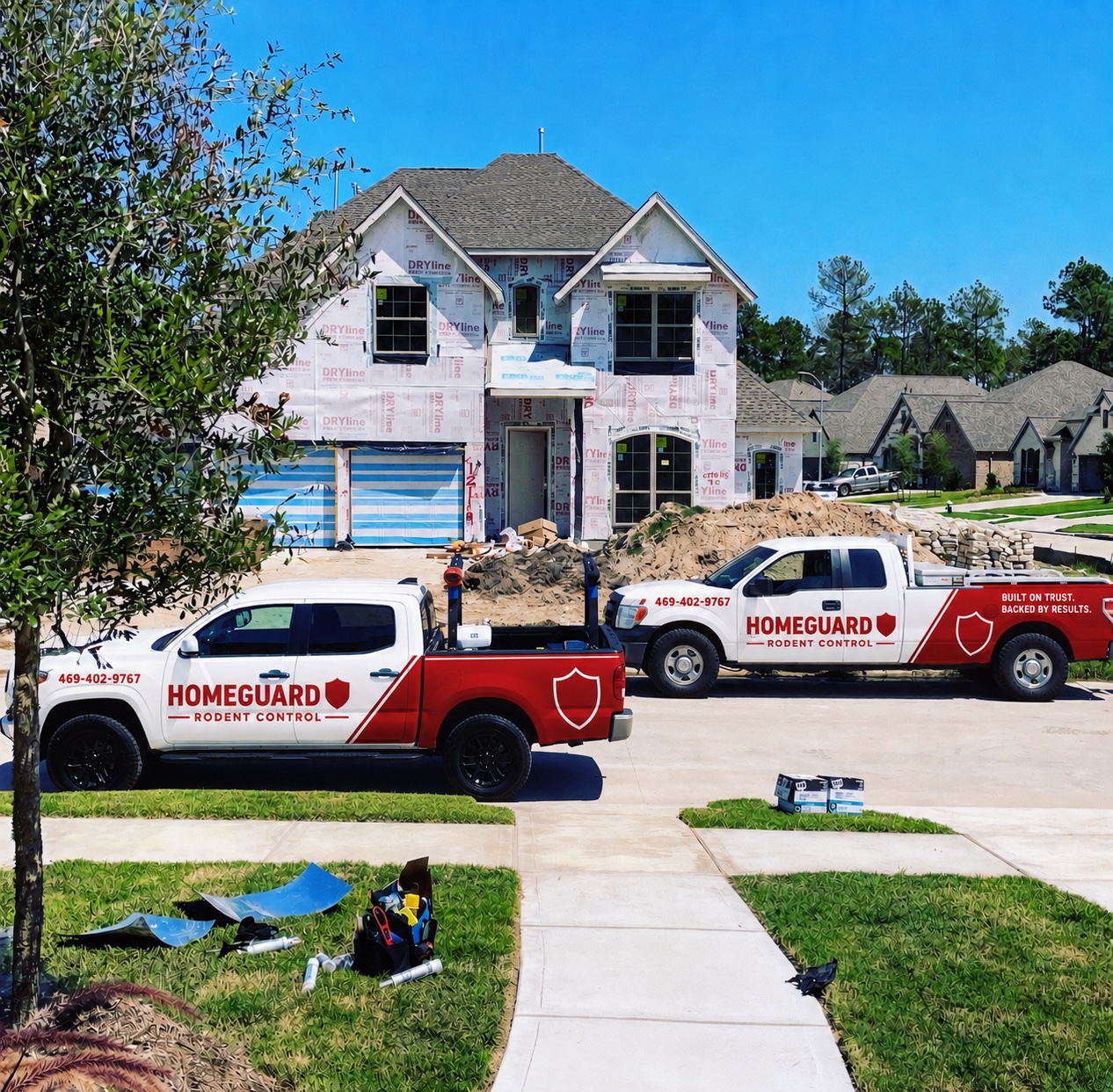 A protected home in the Dallas-Fort Worth area